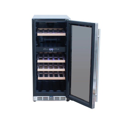 15" Outdoor Rated Dual Zone Wine Cooler RFR-15WD