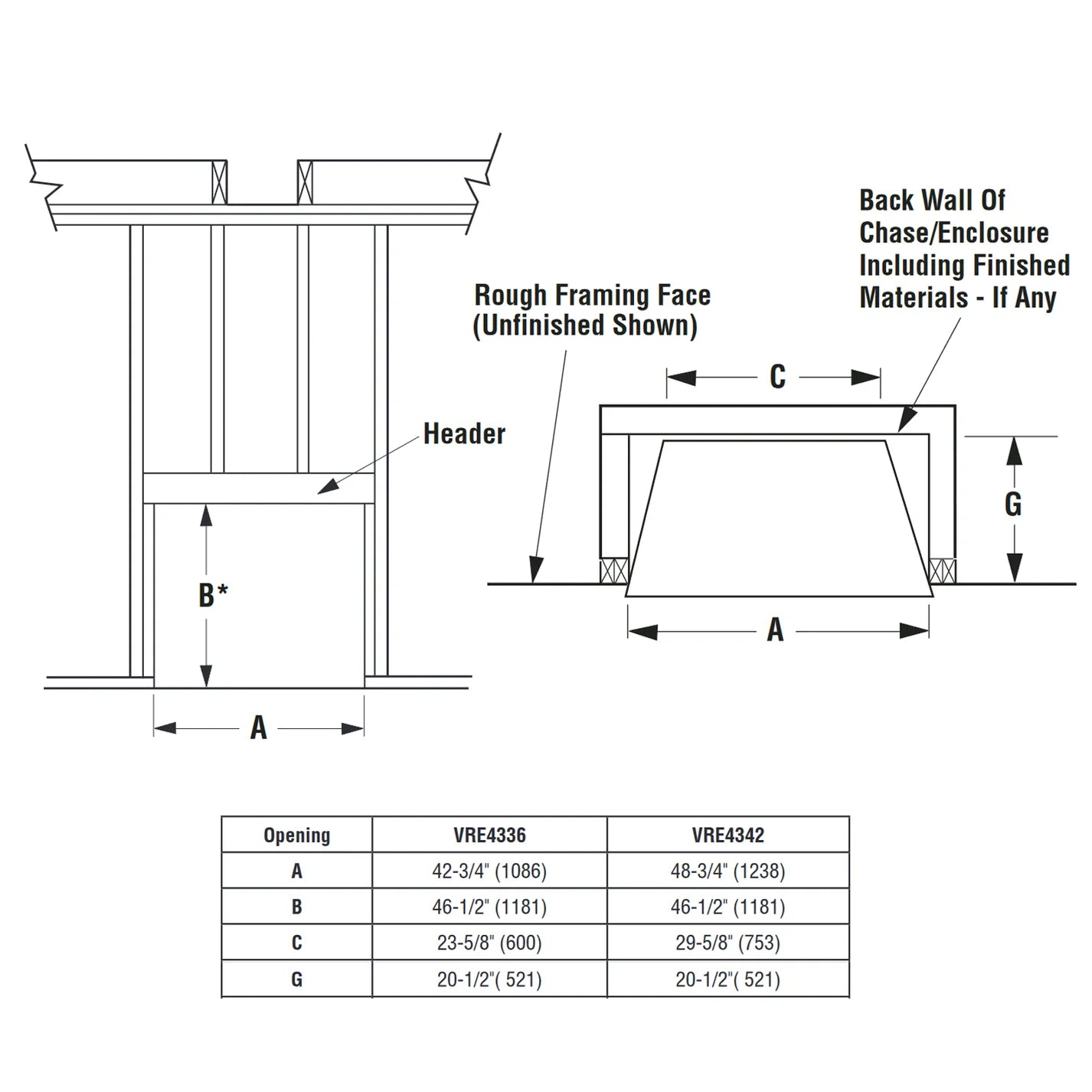 Superior 42 Inch Vent Free Outdoor Gas Fireplace - VRE4342