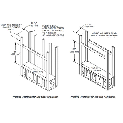Superior 43 Inch Linear Vent Free Outdoor Gas Fireplace - VRE4543