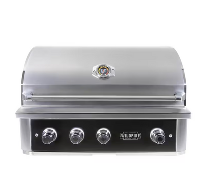 Wildfire Outdoor Living Ranch Pro 36" Gas Grill Black 304 WF-PRO36G-RH