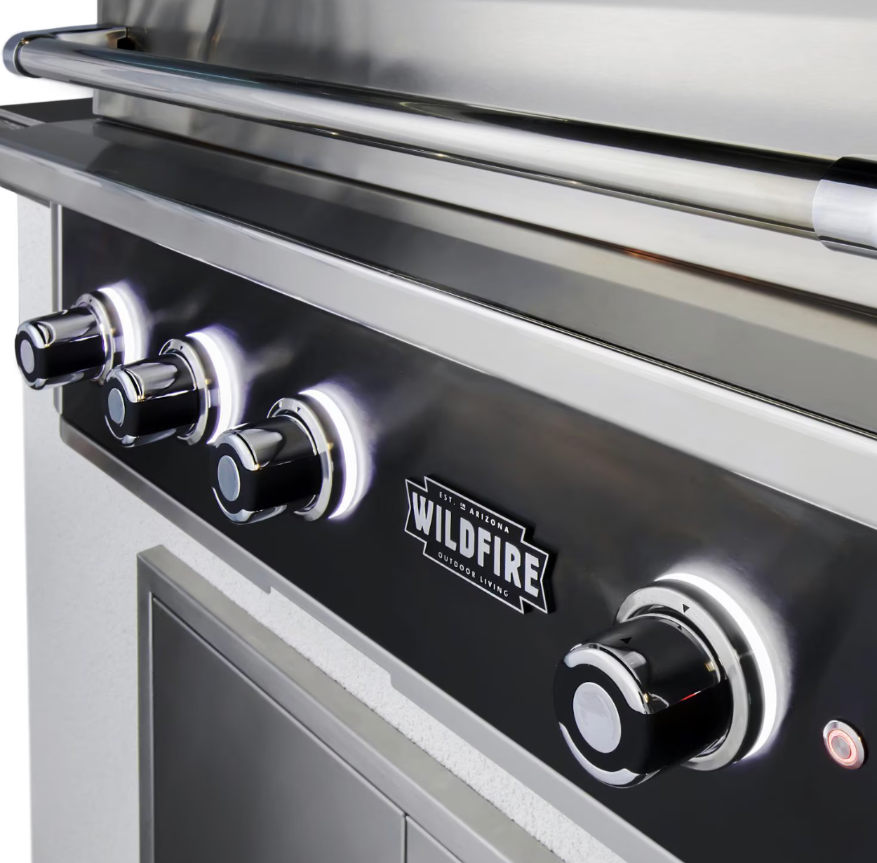 Wildfire Outdoor Living Ranch Pro 36" Gas Grill Black 304 WF-PRO36G-RH