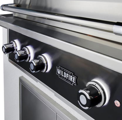 Wildfire Outdoor Living Ranch Pro 36" Gas Grill Black 304 WF-PRO36G-RH
