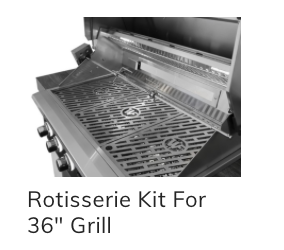 Wildfire Outdoor Living Ranch Pro 36" Gas Grill Black 304 WF-PRO36G-RH