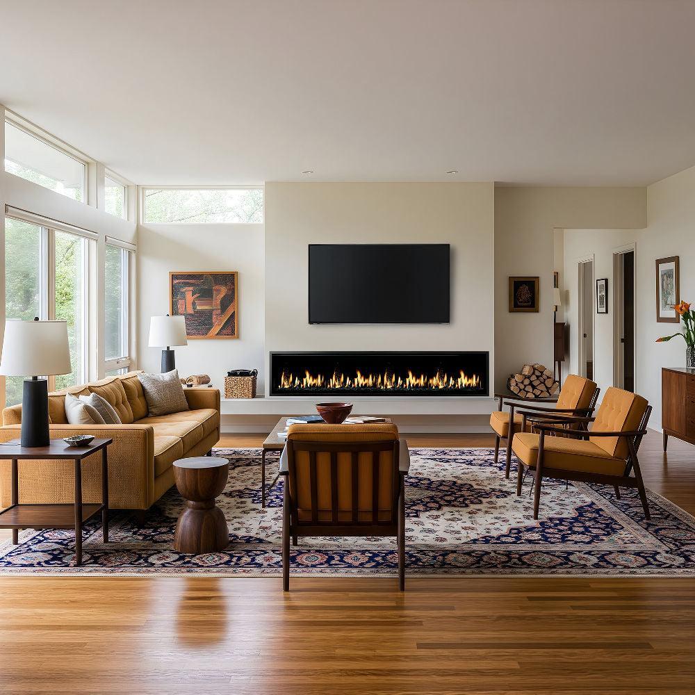 SimpliFire Allusion Edge Linear Electric Fireplace