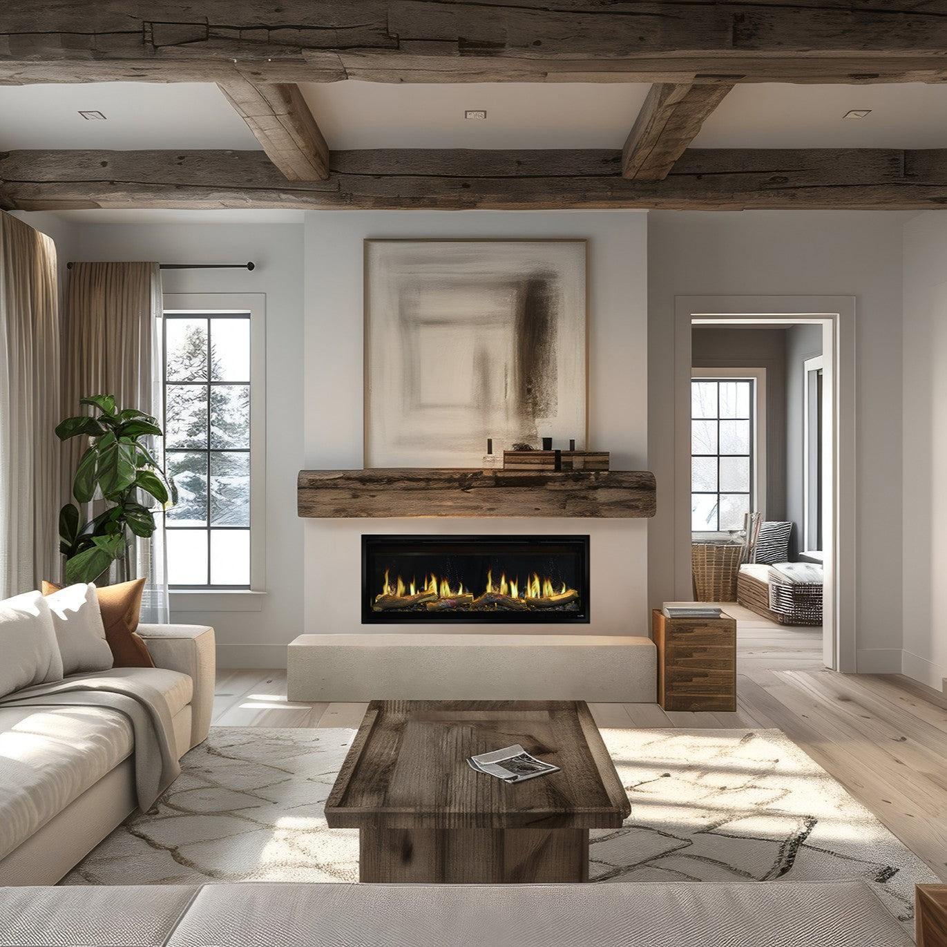 SimpliFire Allusion Edge Linear Electric Fireplace