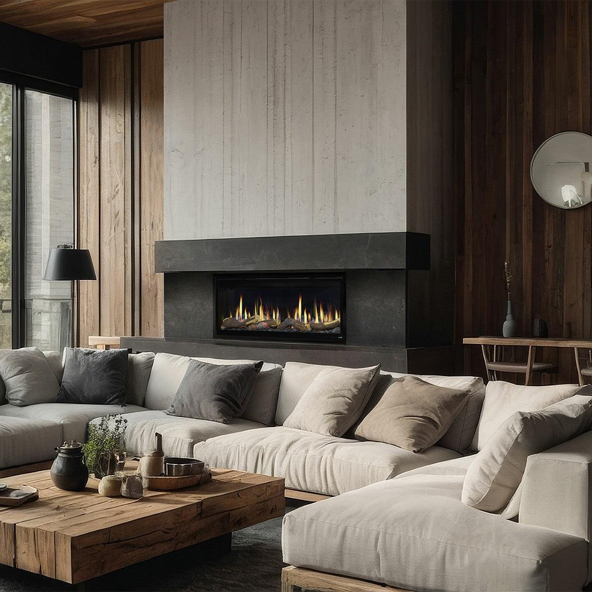 SimpliFire Allusion Edge Linear Electric Fireplace