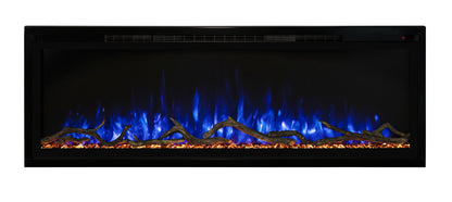 Modern Flames Spectrum Slimline 60" Wall Mount/Recessed Electric Fireplace - SPS-60B