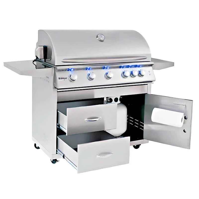Deluxe Cart Sizzler Series Grills CART-SZR-DC