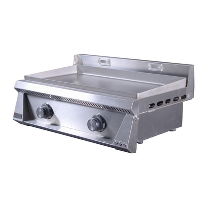 Le Griddle Pro Series 75 - 2 Burner With Interior Light - 6mm Plate - OML75P6