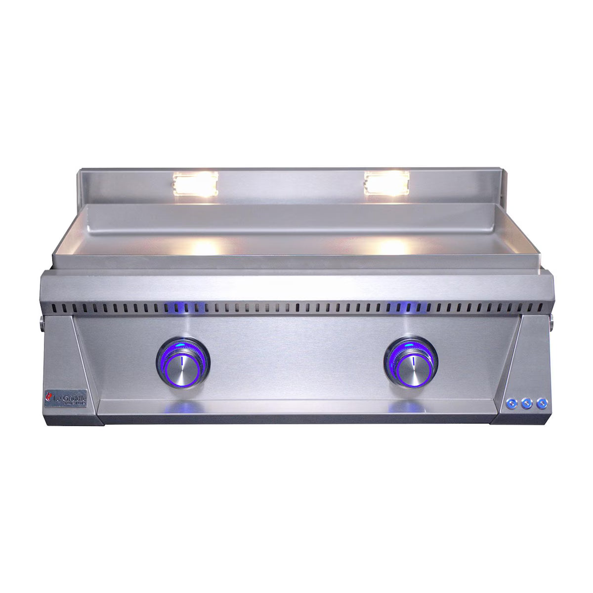 Le Griddle Pro Series 75 - 2 Burner With Interior Light - 6mm Plate - OML75P6