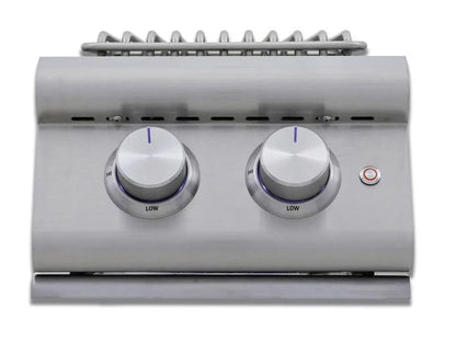 Blaze LTE+ Built-In Natural Gas Double Side Burner BLZ-SB2-LTEPLUS-NG