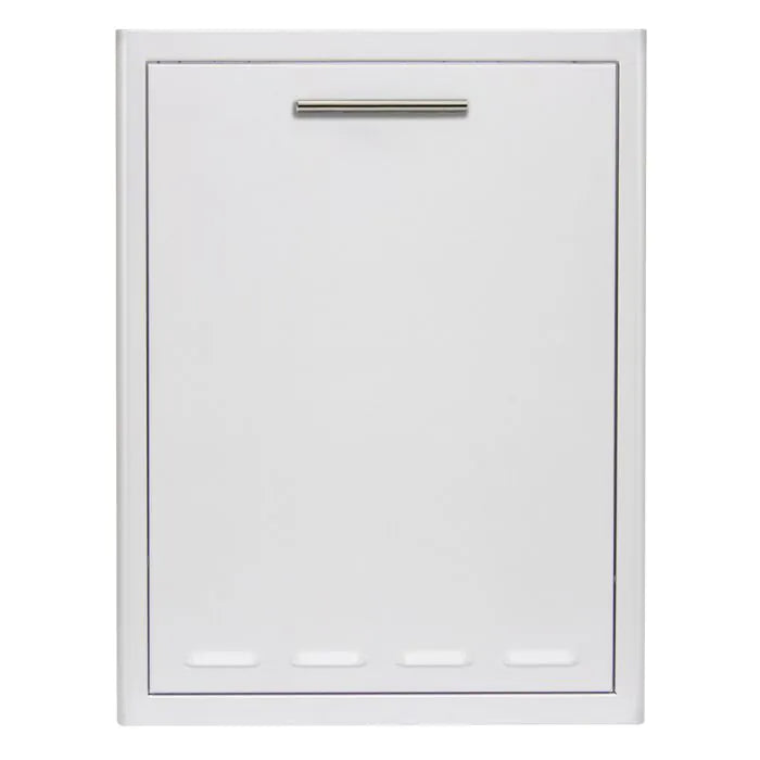 Blaze 20-Inch Roll-Out Stainless Steel Double Trash / Recycling Bin - BLZ-TREC-DRW-H