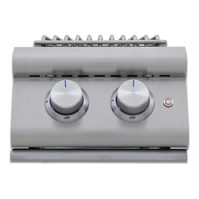 Blaze LTE+ Built-In Natural Gas Double Side Burner BLZ-SB2-LTEPLUS-NG
