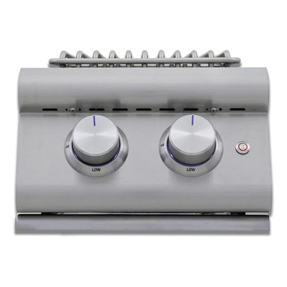 Blaze LTE+ Built-In Natural Gas Double Side Burner BLZ-SB2-LTEPLUS-NG