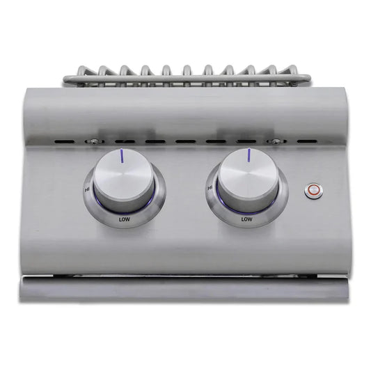 Blaze LTE+ Built-In Natural Gas Double Side Burner BLZ-SB2-LTEPLUS-NG
