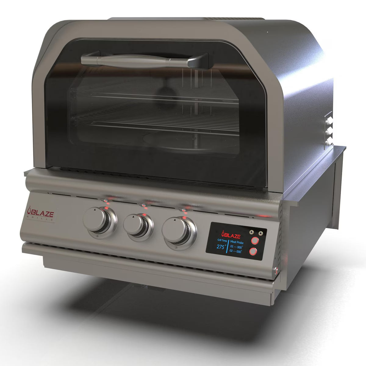 Blaze 26-Inch Countertop Propane Outdoor Oven W/ Rotisserie - BLZ-26-PZOVN-LP