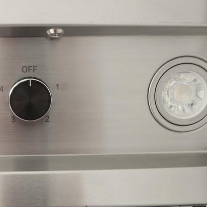 Blaze 42-Inch Stainless Steel Outdoor Vent Hood - 2000 CFM - BLZ-42-VHOOD