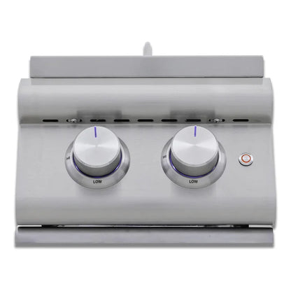 Blaze LTE+ Built-In Natural Gas Double Side Burner BLZ-SB2-LTEPLUS-NG