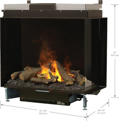 Dimplex Optimyst e-MatriX 37" Built-In Water Vapor Fireplace (Right-Facing)