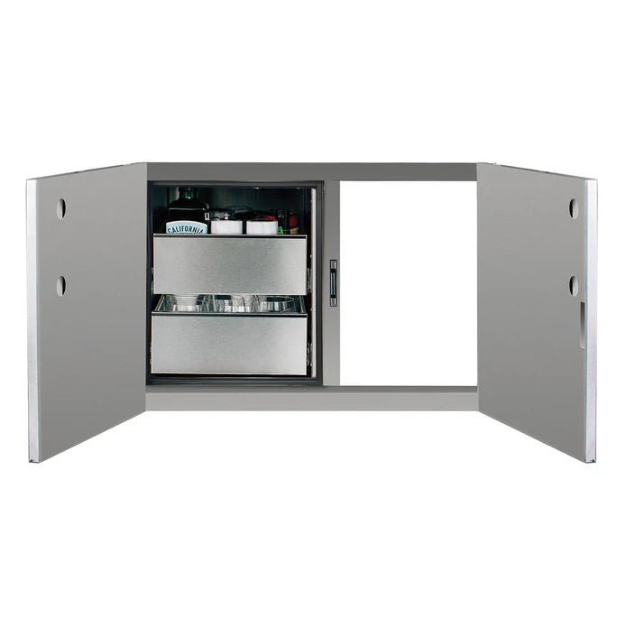 36" 2-Drawer Dry Storage Pantry & Access Door Combo DP-36AC