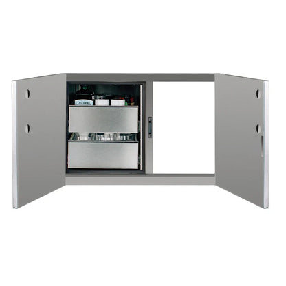 36" 2-Drawer Dry Storage Pantry & Access Door Combo DP-36AC