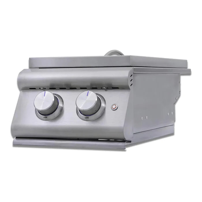 Blaze LTE+ Built-In Natural Gas Double Side Burner BLZ-SB2-LTEPLUS-NG