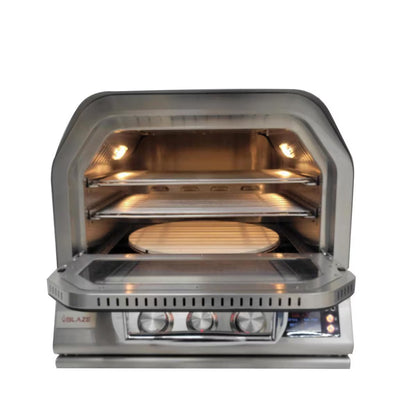 Blaze 26-Inch Built-In Natural Gas Outdoor Oven W/ Rotisserie - BLZ-26-PZOVN-NG