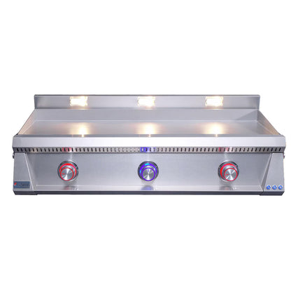 Le Griddle P3 Pro Series 105 - 3 Burner - 3mm Plate With Interior Lights - OML105P3