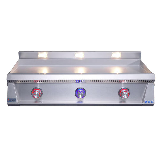 Le Griddle P3 Pro Series 105 - 3 Burner - 3mm Plate With Interior Lights - OML105P3