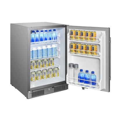 Blaze 20-in 4.3 Cu. Ft. Outdoor Rated Compact Fridge – BLZ-SSRF20-4.3