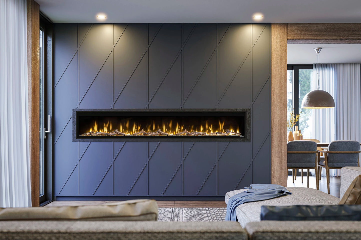 Dimplex Ignite Evolve 60" Built-In Linear Electric Fireplace