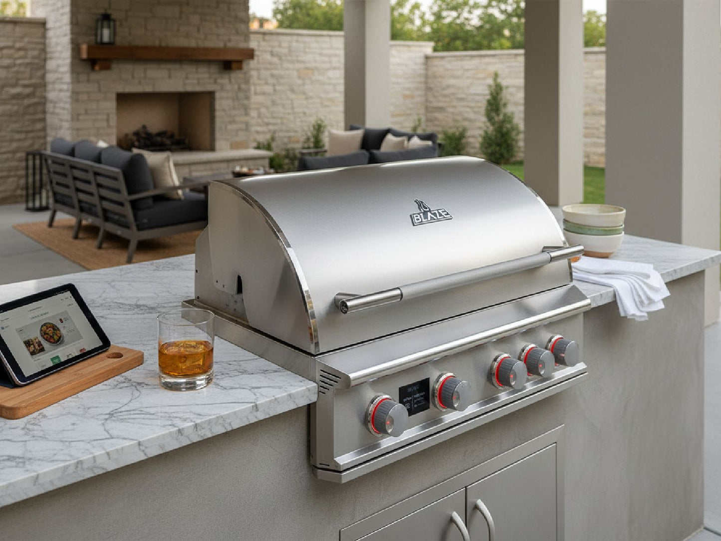 Blaze LTE PRO 40-Inch 5-Burner Natural Gas Grill — BLZ-5LTEPRO-NG