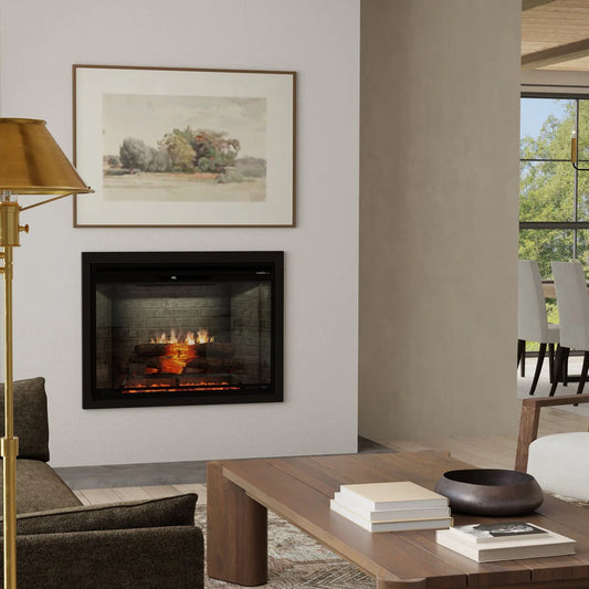 Dimplex Revillusion 36" Portrait Built-In Electric Firebox – Neutral Brick REV36P-NB