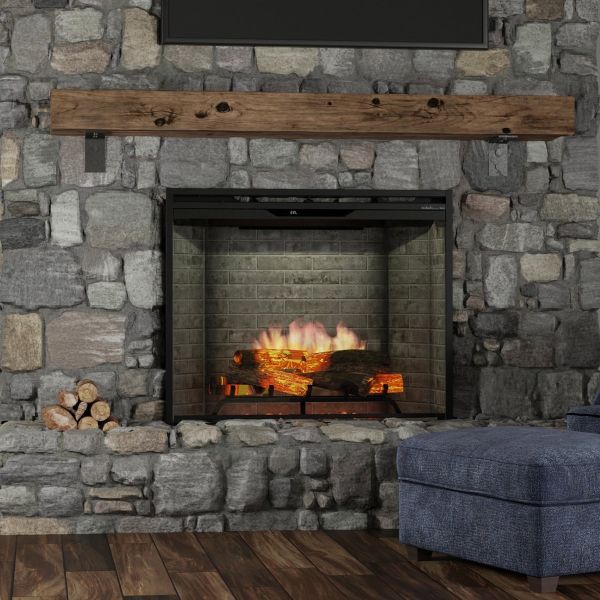 Dimplex Revillusion 42" Built-In Electric Firebox – Neutral Brick REV42-NB