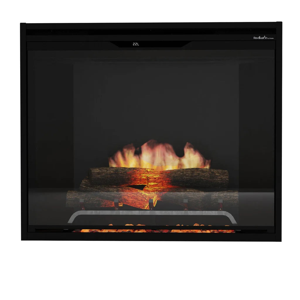 Dimplex Revillusion 36" Portrait Built-In Electric Firebox – Black REV36P-BL