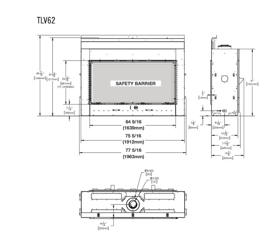 Tall Linear Vector Series 62"