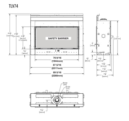 Tall Linear Vector Series 74"