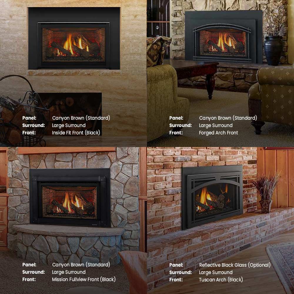Majestic Trilliant 25" Direct Vent Gas Insert - TRILLIANT25