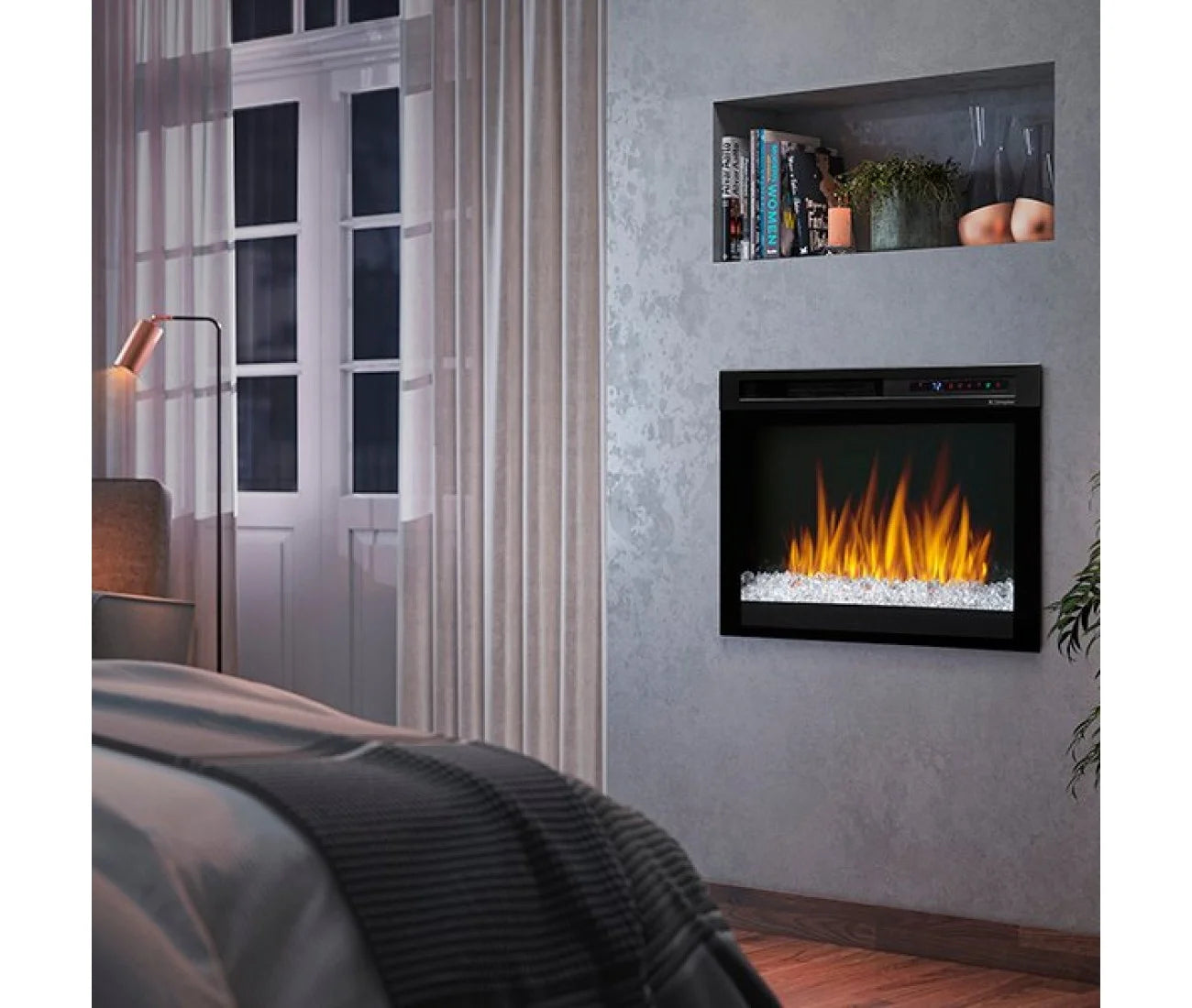Dimplex Nova 26" Plug-In Electric Firebox (Acrylic Ember Bed)