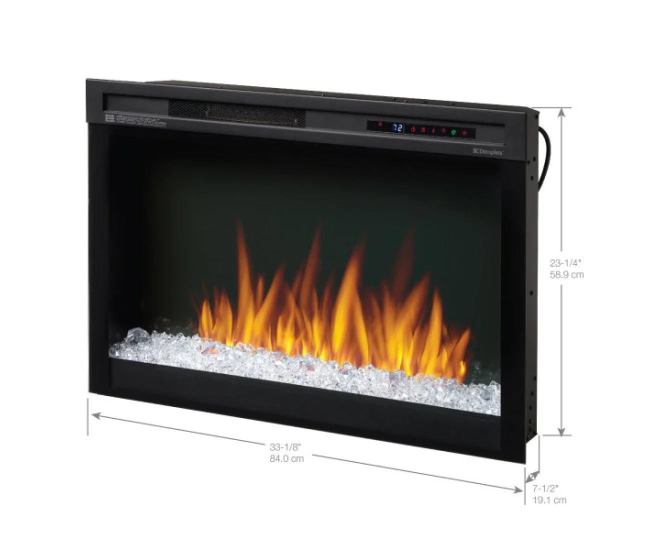 Dimplex Nova 33" Plug-In Electric Firebox (Acrylic Ember Bed)