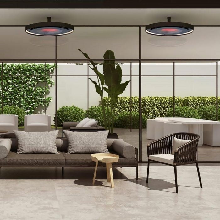 Bromic Eclipse Smart-Heat Electric Pendant + Twin Pole - BH0920001