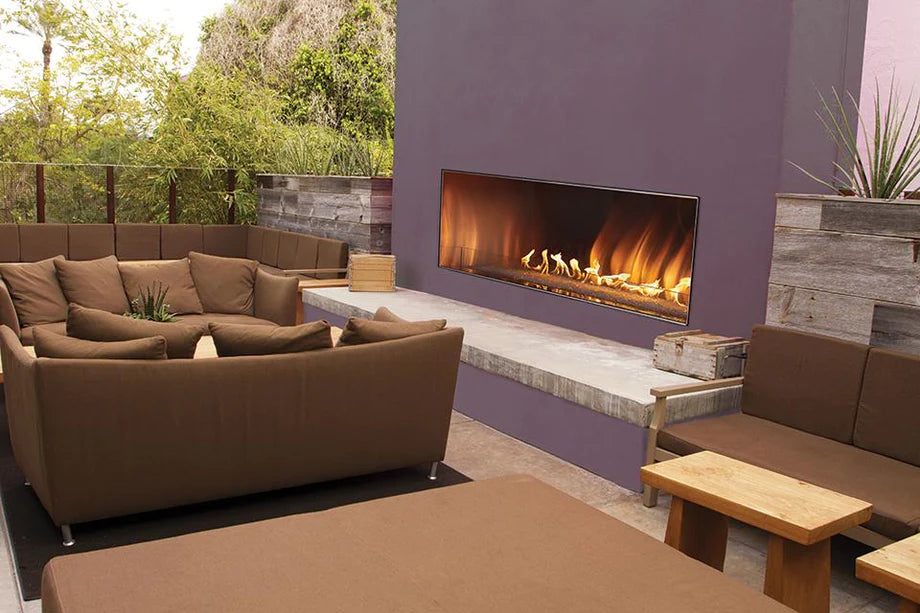 Empire Carol Rose 48 Inch Single Sided Outdoor Linear Fireplace - OLL48FP12S