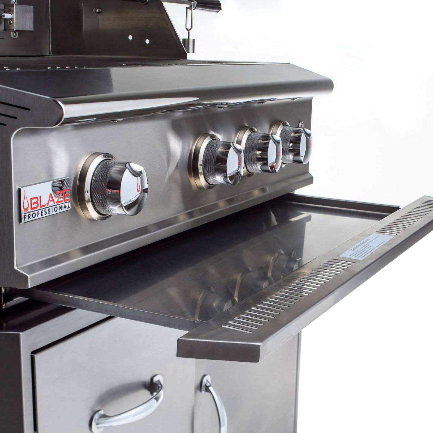 Blaze Professional LUX 34-Inch 3-Burner Built-In Grill With Rear Infrared Burner - BLZ-3PRO