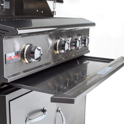 Blaze Professional LUX 34-Inch 3-Burner Built-In Grill With Rear Infrared Burner - BLZ-3PRO