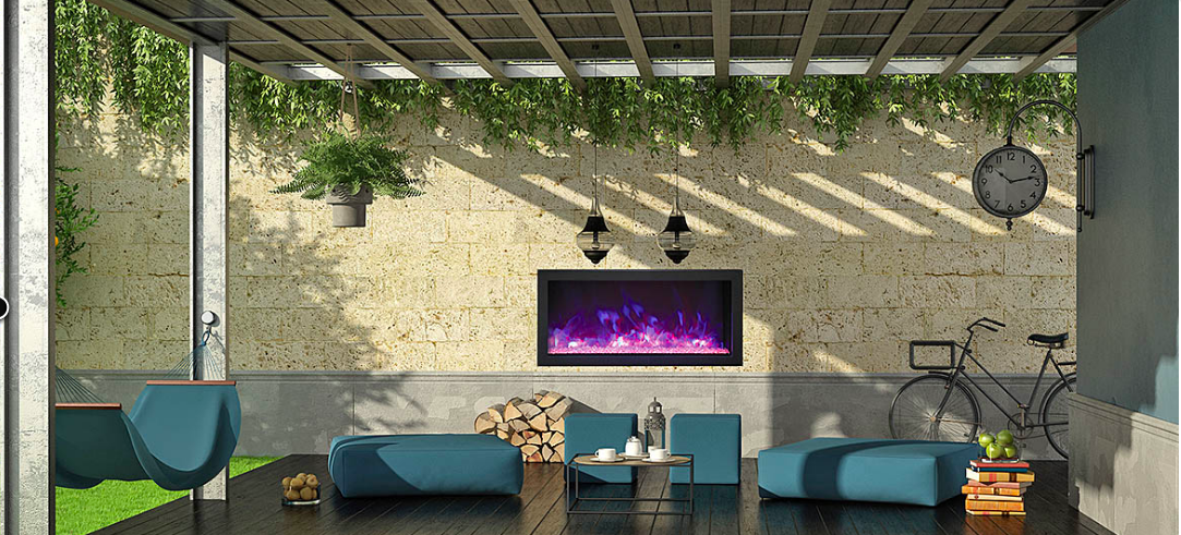 Remii Electric Fireplace Remii 35" Extra Slim Electric Fireplace (102735-XS) 628110804129