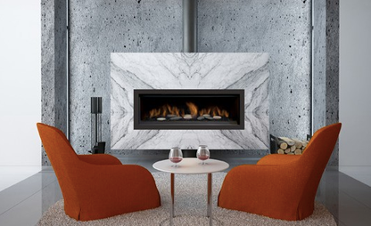 Sierra Flame Gas Fireplace Austin 65" Natural Gas Direct Vent Linear (AUSTIN-65G-NG-DELUXE) 628451612261