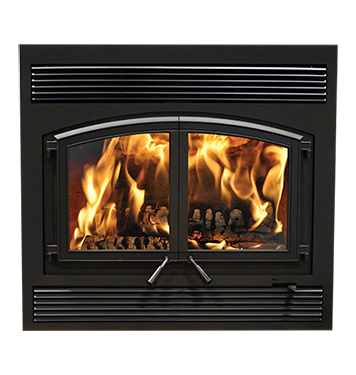 Empire Stove - St. Clair 4300, Wood Burning Fireplace with Blower, 4.28 cu.ft., Metallic Black - WB43FP