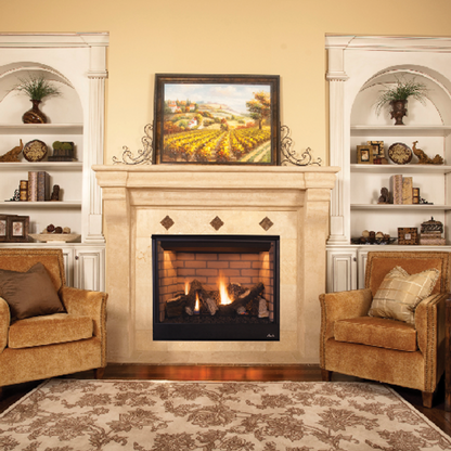 Superior 40 Inch Direct Vent Traditional Gas Fireplace - DRT3540