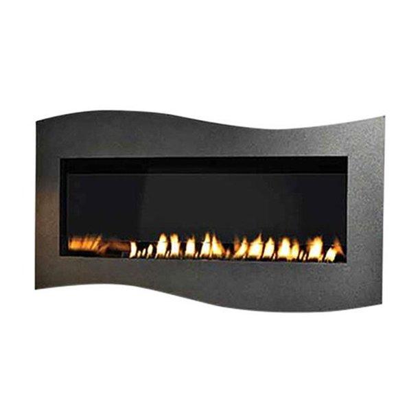 White Mountain Gas Fireplace Boulevard 36 inch Linear Contemporary Vent Free MV Fireplace